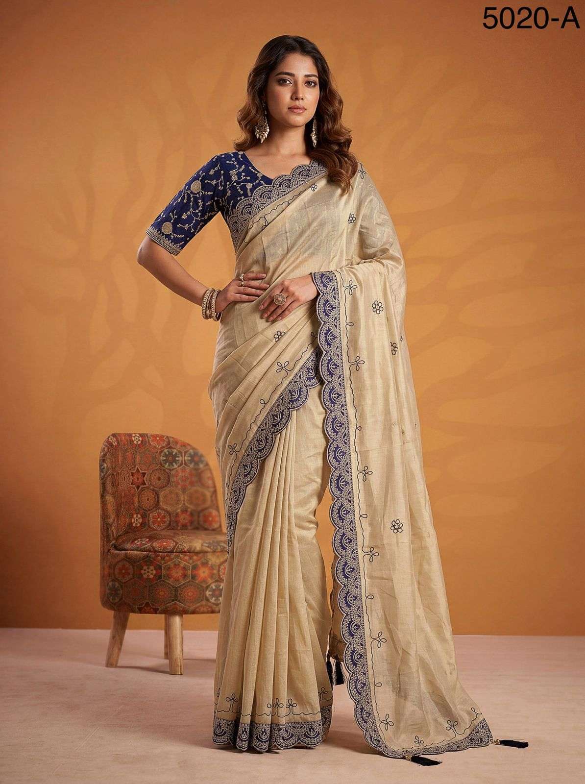   Elegant look and Designer  Erodee Silk fancy fabric with E...