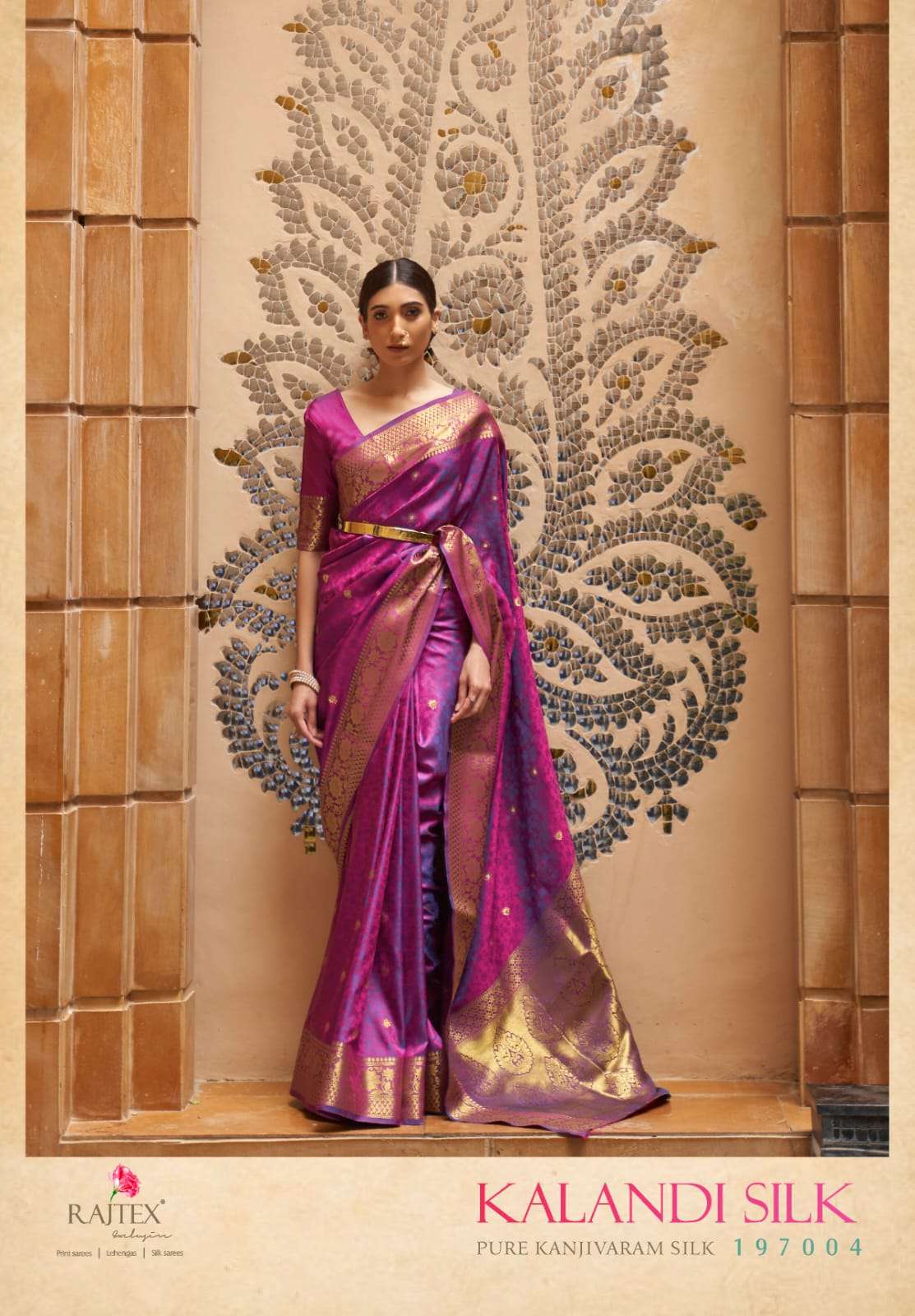  EXQUISITE RAJTEX FABRICS KALANDI SILK HANDLOOM FABRIC WITH ...