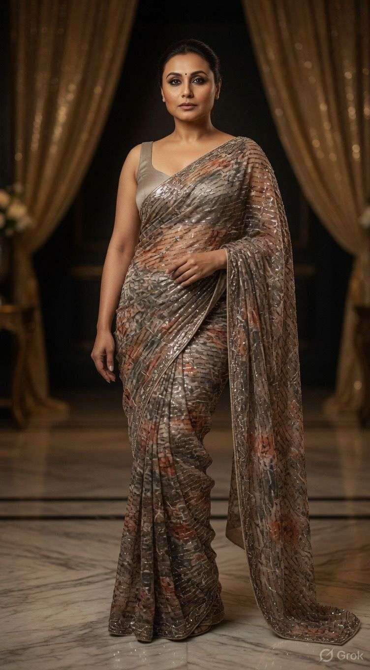 FARZANA BOLLYWOOD FANCY AND CLASSIC FABRIC PARTY WEAR SAREE ...