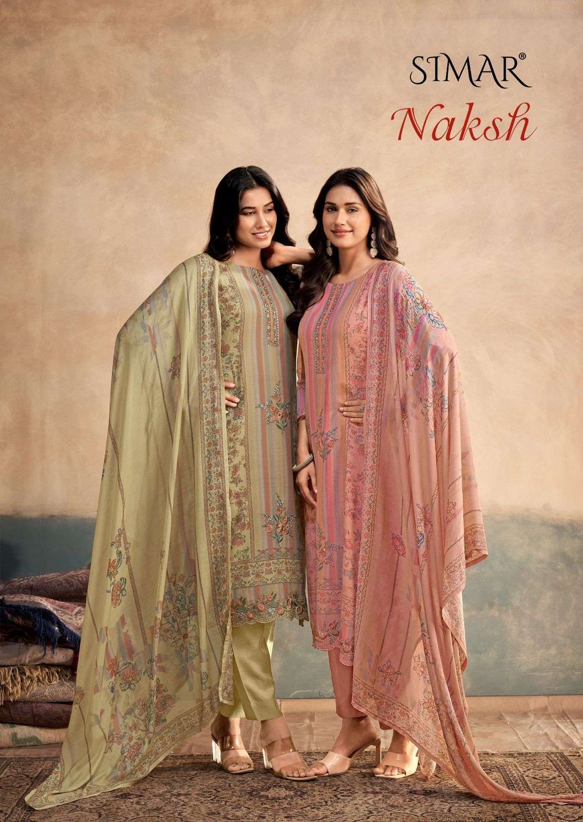 GLOSSY NAKSH 6233 COLOURS MAL DIGITAL PRINT MATERIAL DRESS A...