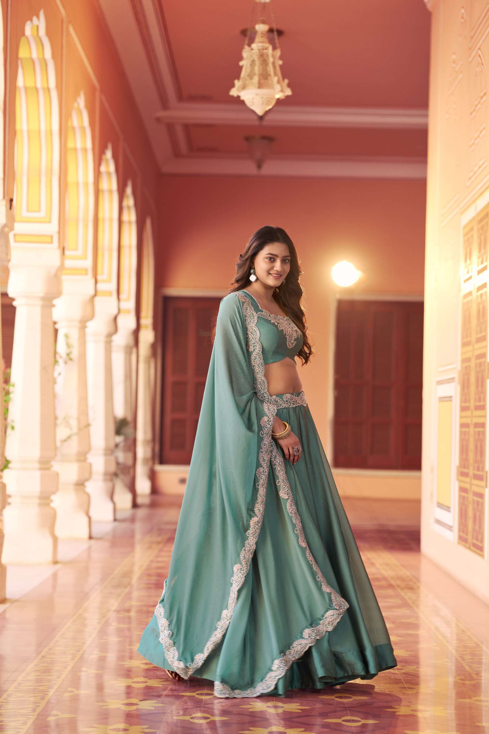  Gulnaaz elegant and luxurious Rangoli Silk fancy fabric wit...