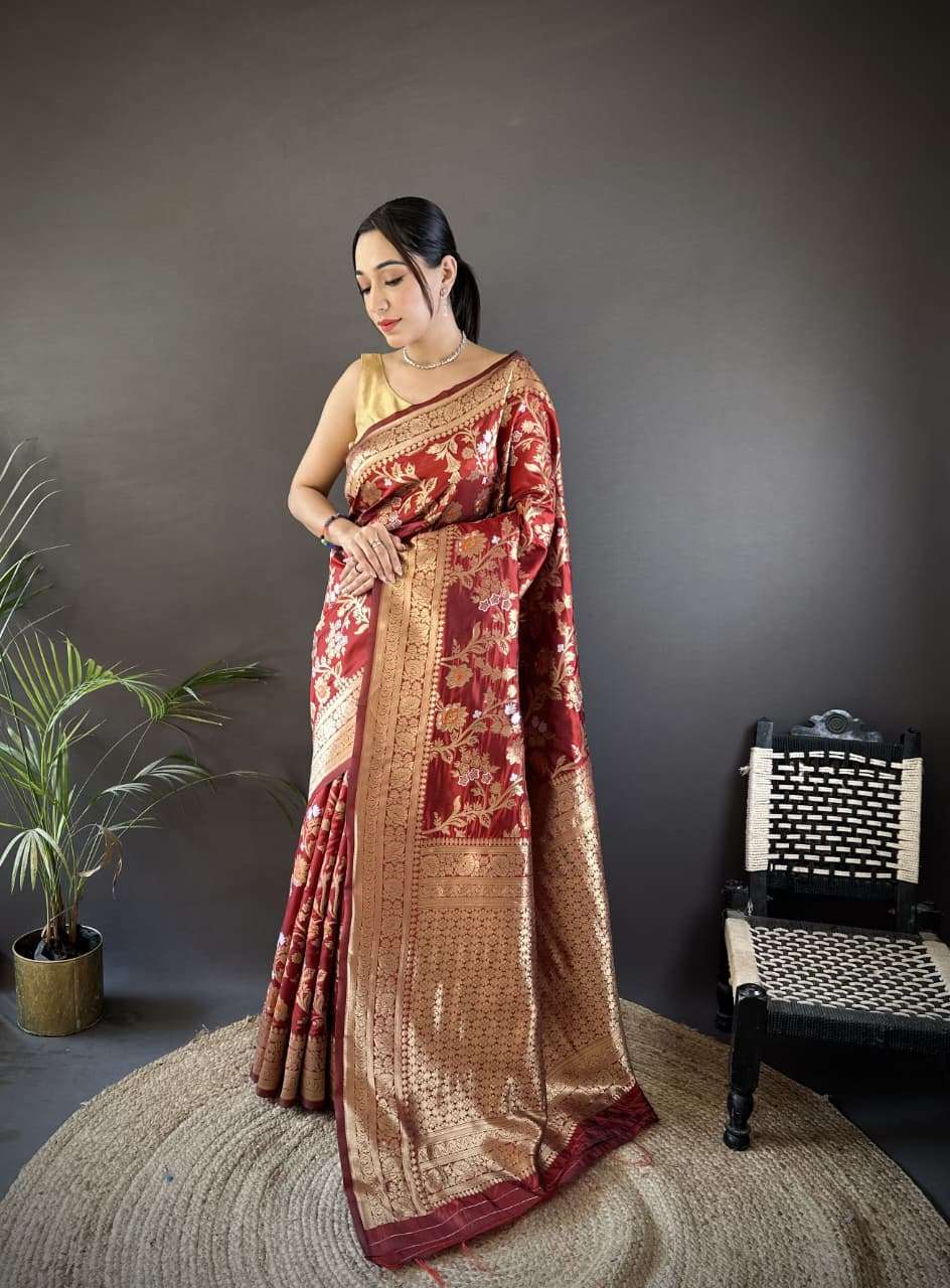 KAVITA SUPER COLLECTION SOFT AND CLASSIC BANARASI SILK BEAUT...