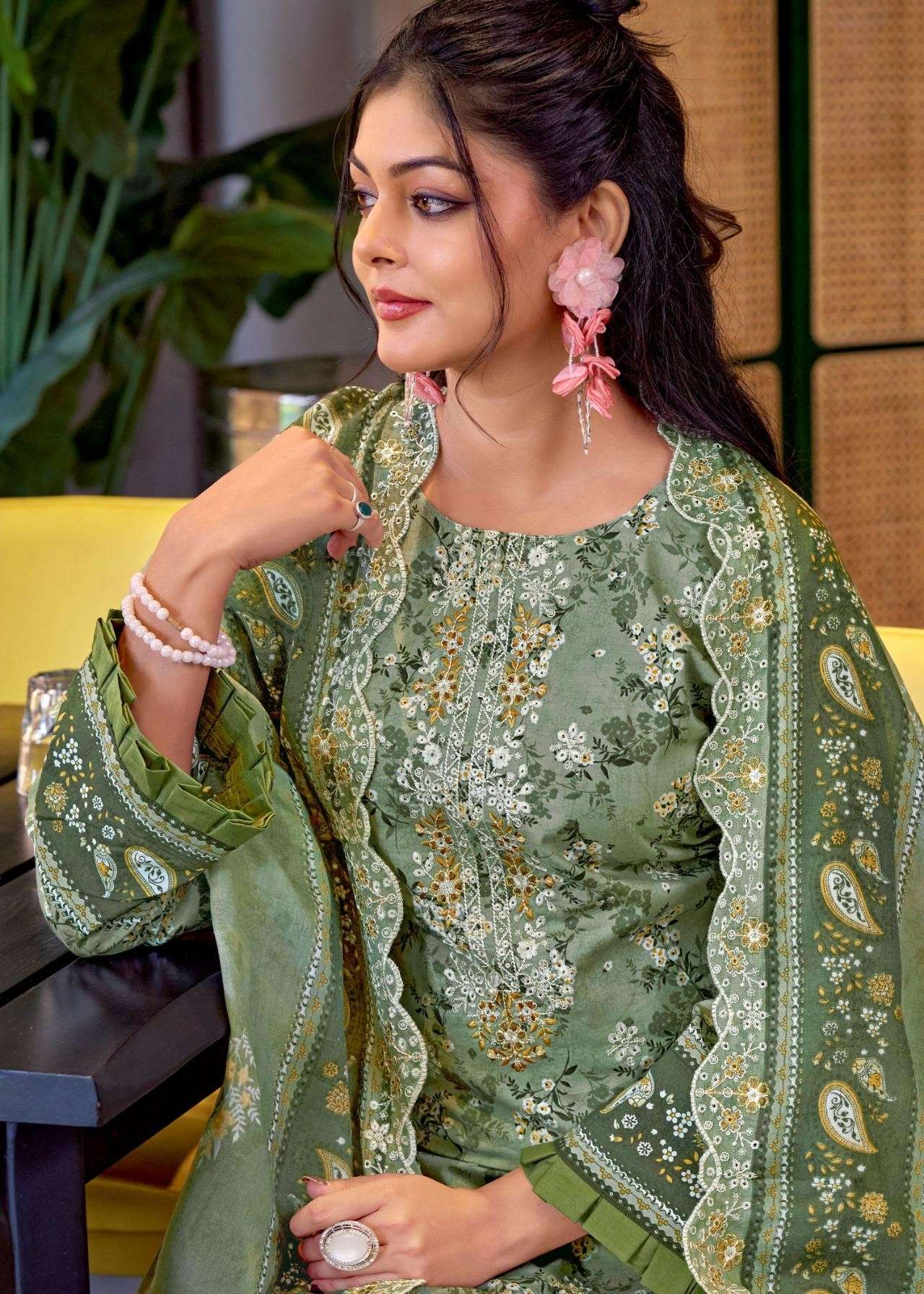 KHUDHA BAKSH DASTAAN E JASHAN VOL 2 PAKISTANI LAWN PRINT KAS...