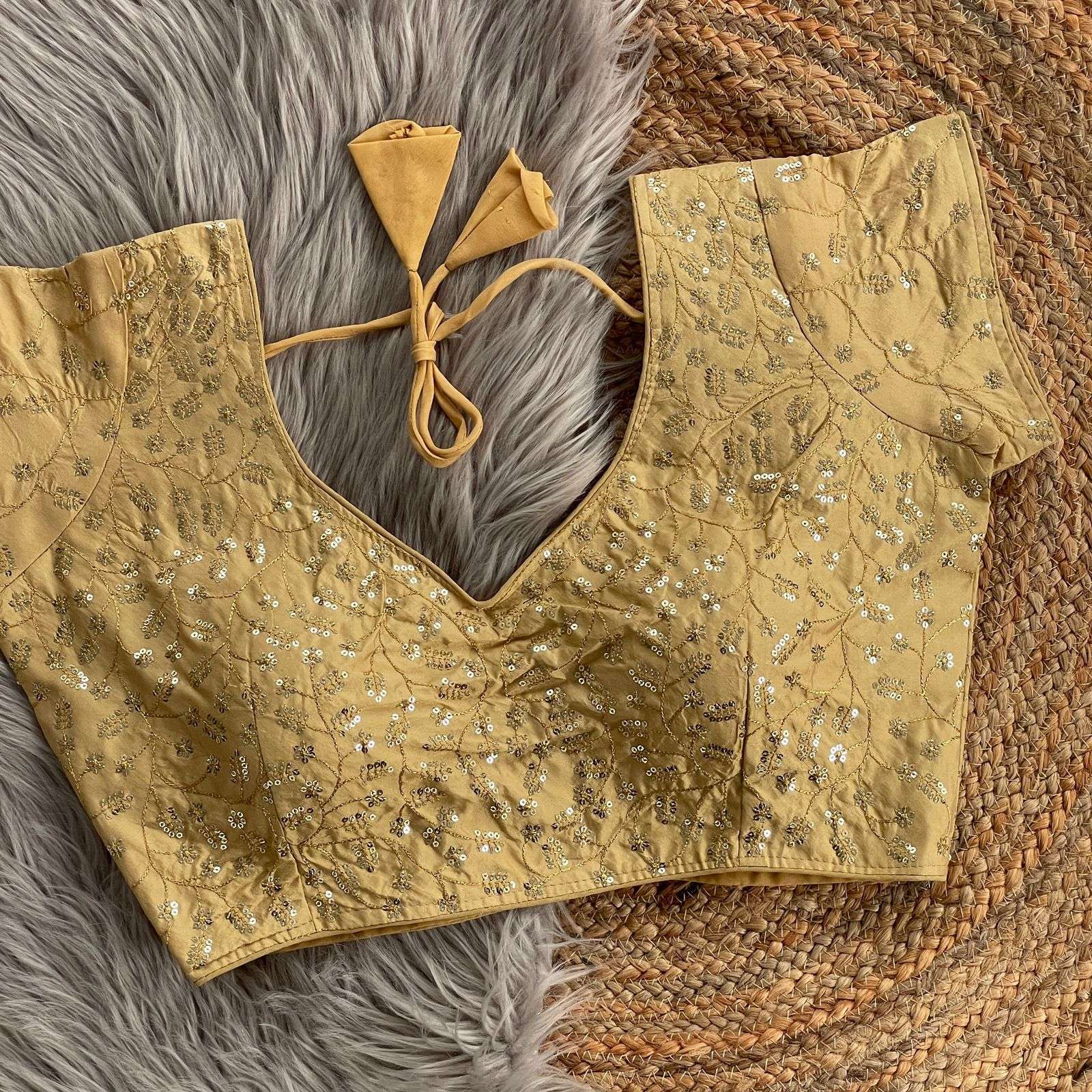 Komal 1 Heavy and soft and Pure Roman Silk fancy fabric blou...