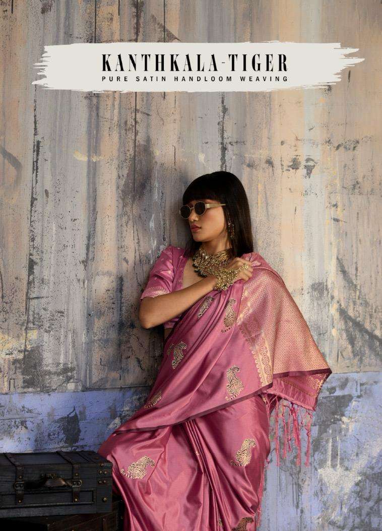 LAUNCHING NOW RAJTEX FABRICS KANTHKALA TIGER PURE AND SOFT S...