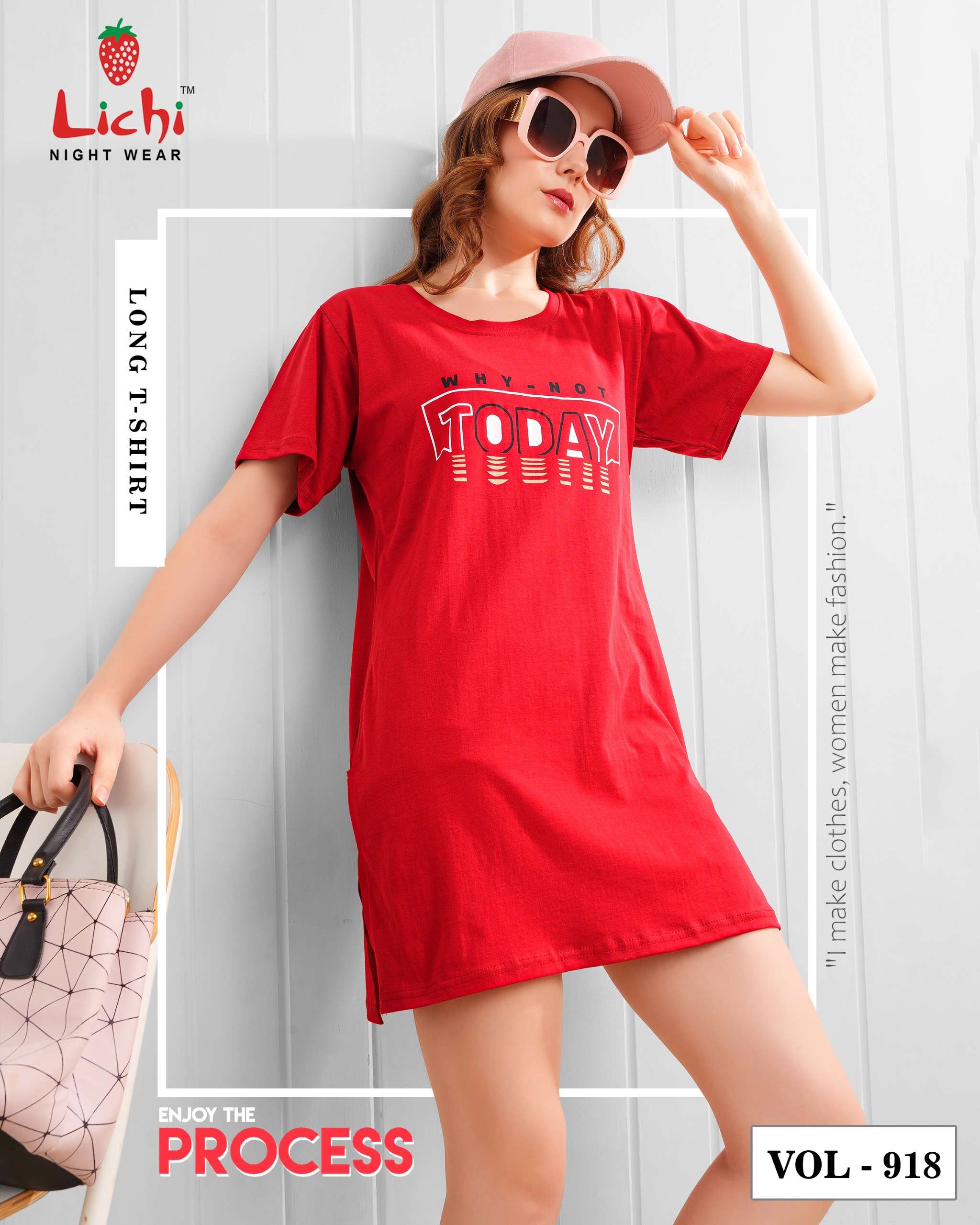 LICHI NIGHT WEAR VOL 918 SUMMER COMFORT GIRL COTTON T SHIRT ...
