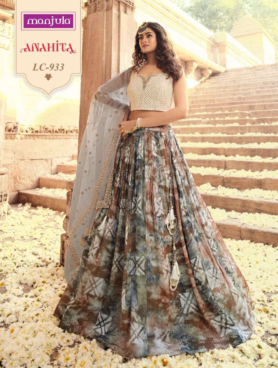 LIMITED STOCK ONLY SJ MIX FESTIVAL WEAR LEHENGA FANCY FABRIC...