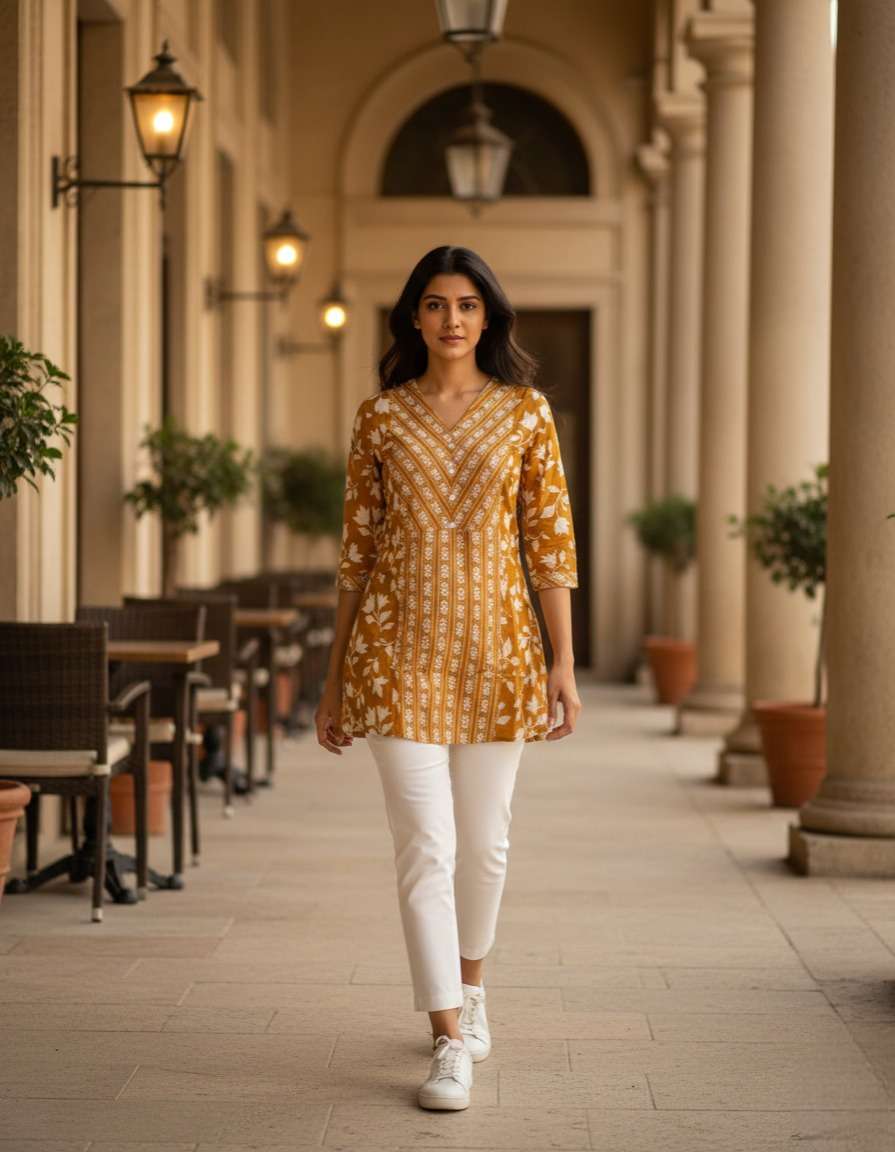 LYCY TUNIC TOP FANCY VERTICAN COTTON FANCY TOP TUNIC COLLECT...