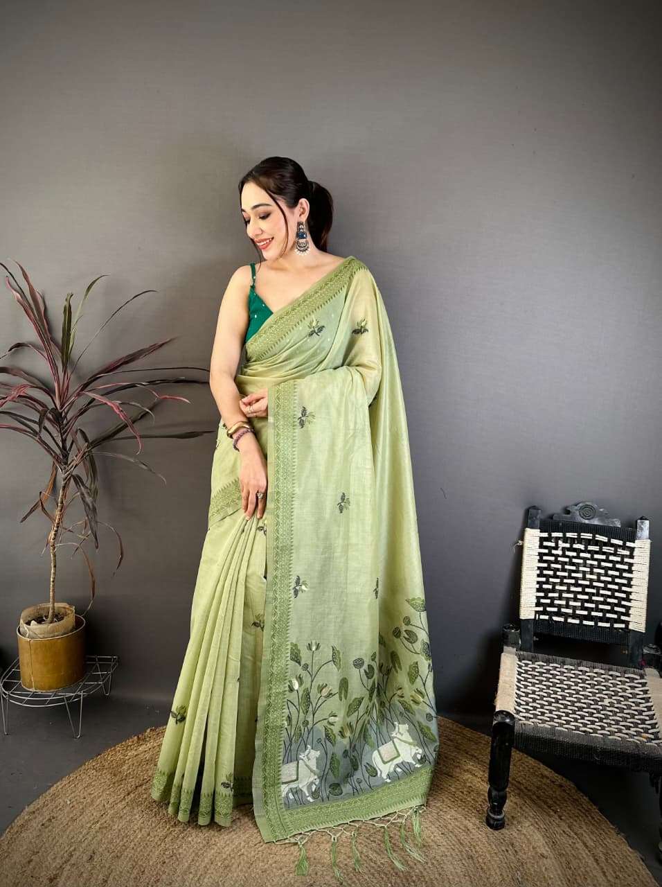 Madhuban 2 Elegant Muga Cotton comfortable and classic fabri...