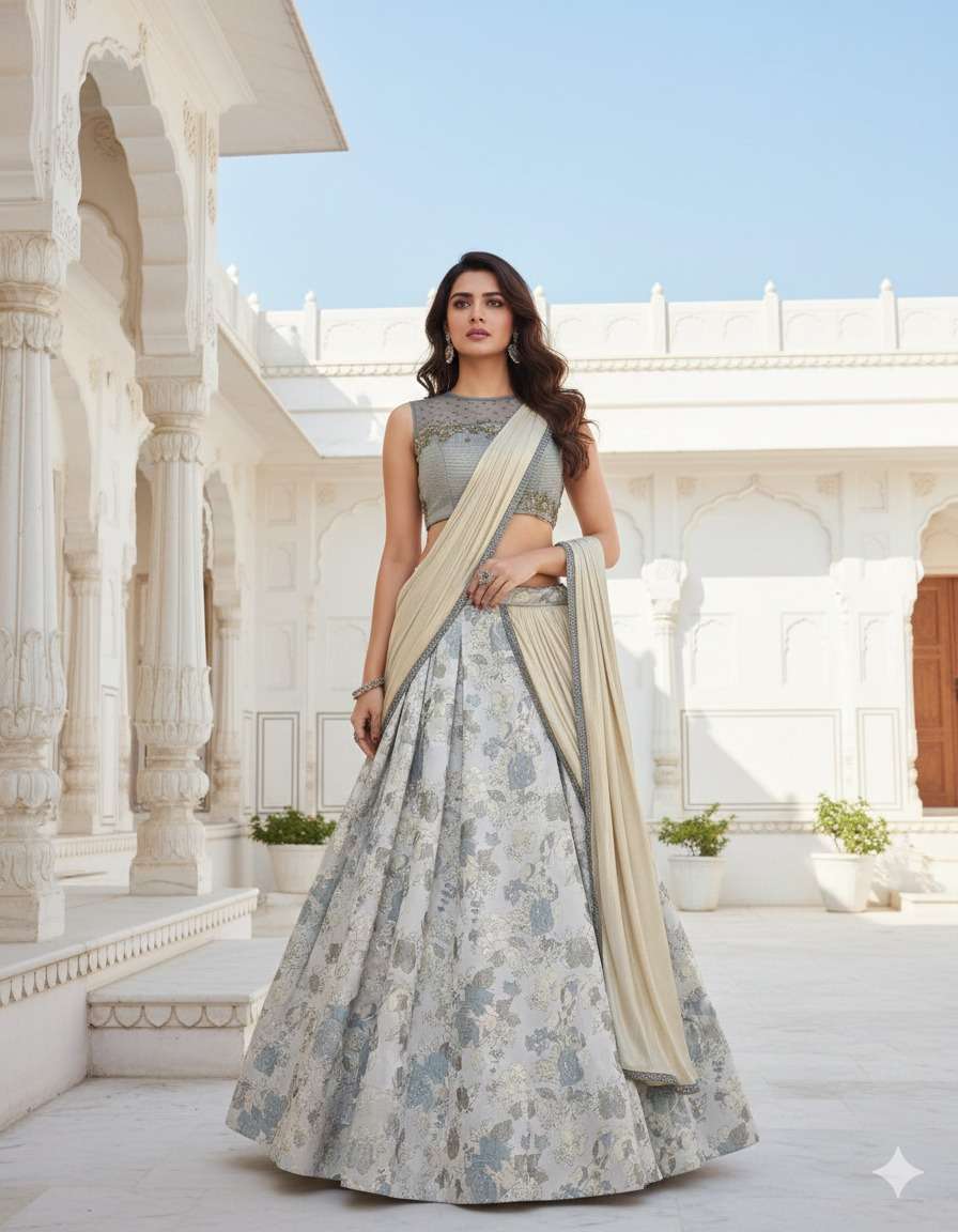 MAHOTSAV LEHENGA STYLE READY TO WEAR DESIGNER FANCY FABRIC ...