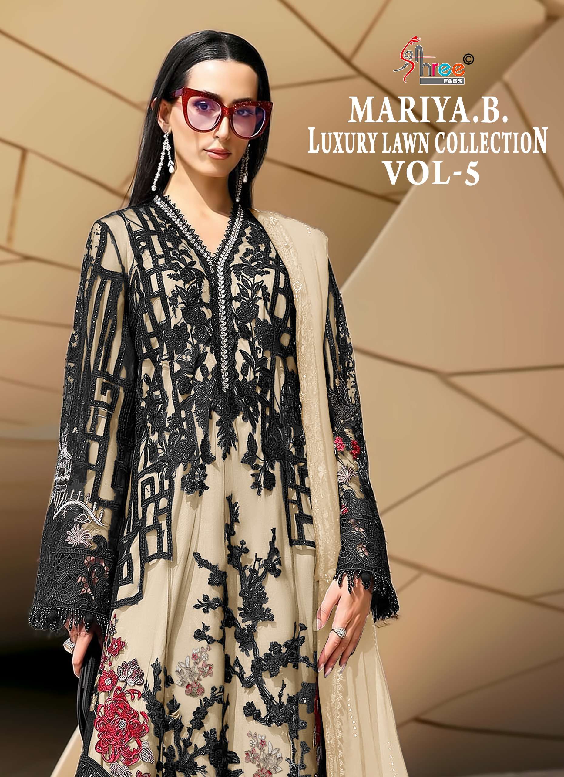 MARIYA B LUXURY LAWN COLLECTION VOL 5 PURE COTTON EMBROIDERY...
