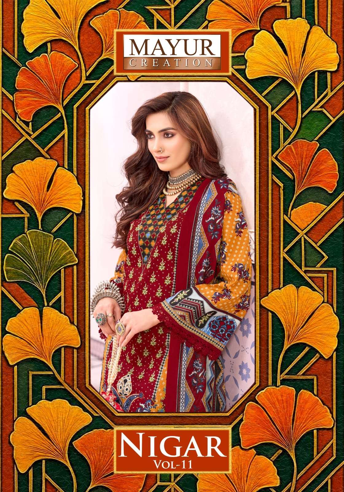 MAYUR CREATION NIGAR VOL 11 COTTON PRINTED KARACHI KURTI PAN...