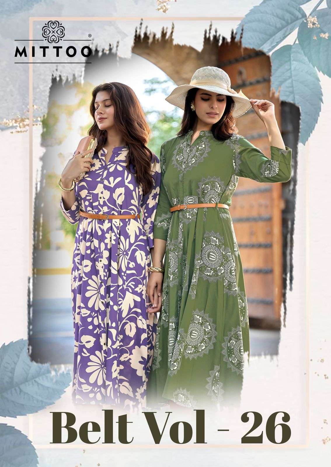 MITTOO BELT VOL 26 RAYON PRINT WESTERN FROCK FOR GIRL REGULA...