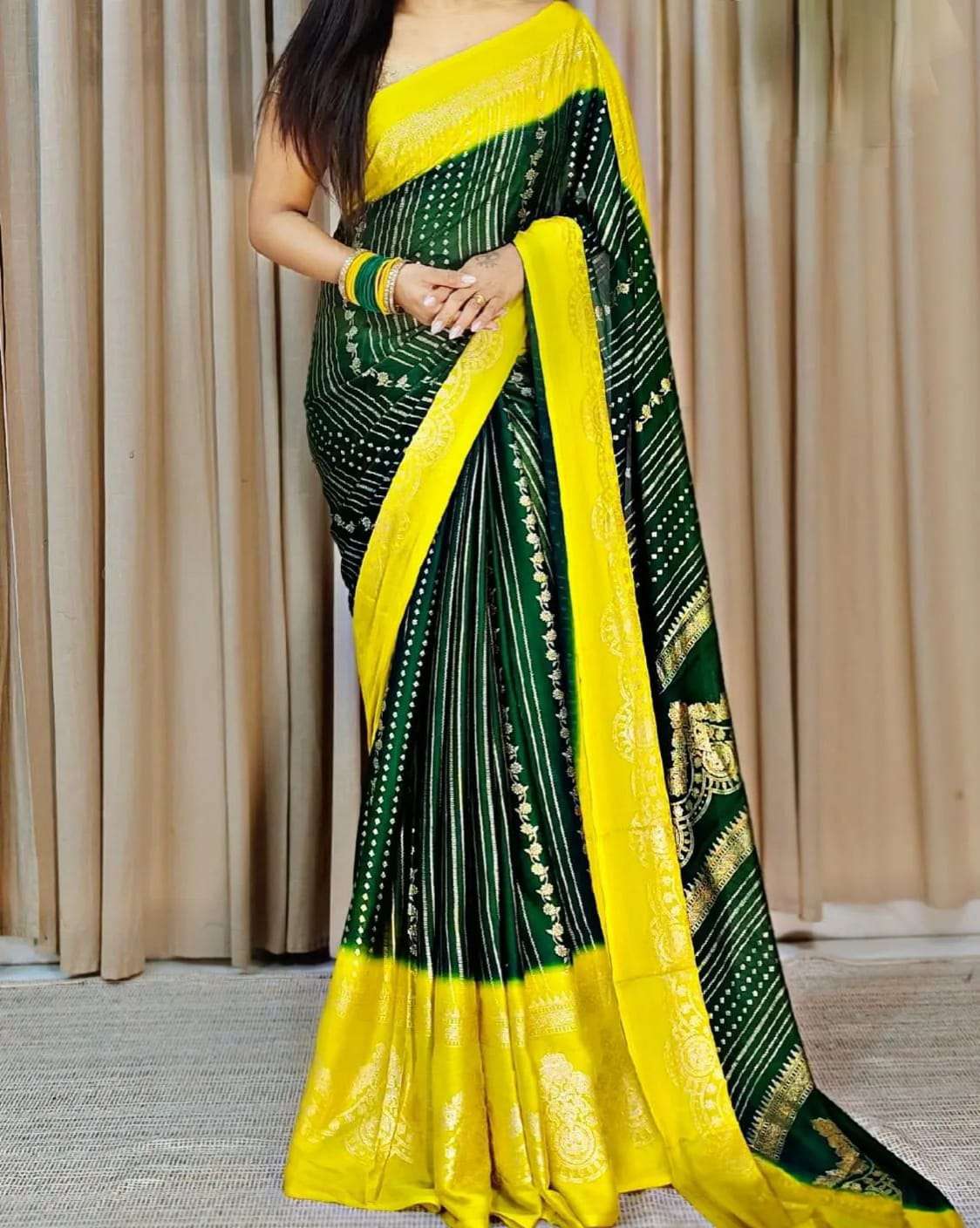 Mukunda Vol 9 Jari Chex Exclusive pure and soft Dola Silk Fa...