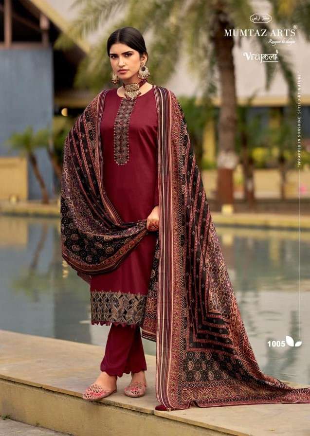 MUMTAZ ARTS PATOLA JAM DIGITAL PRINT EXCLUSIVE EMBROIDERY SA...