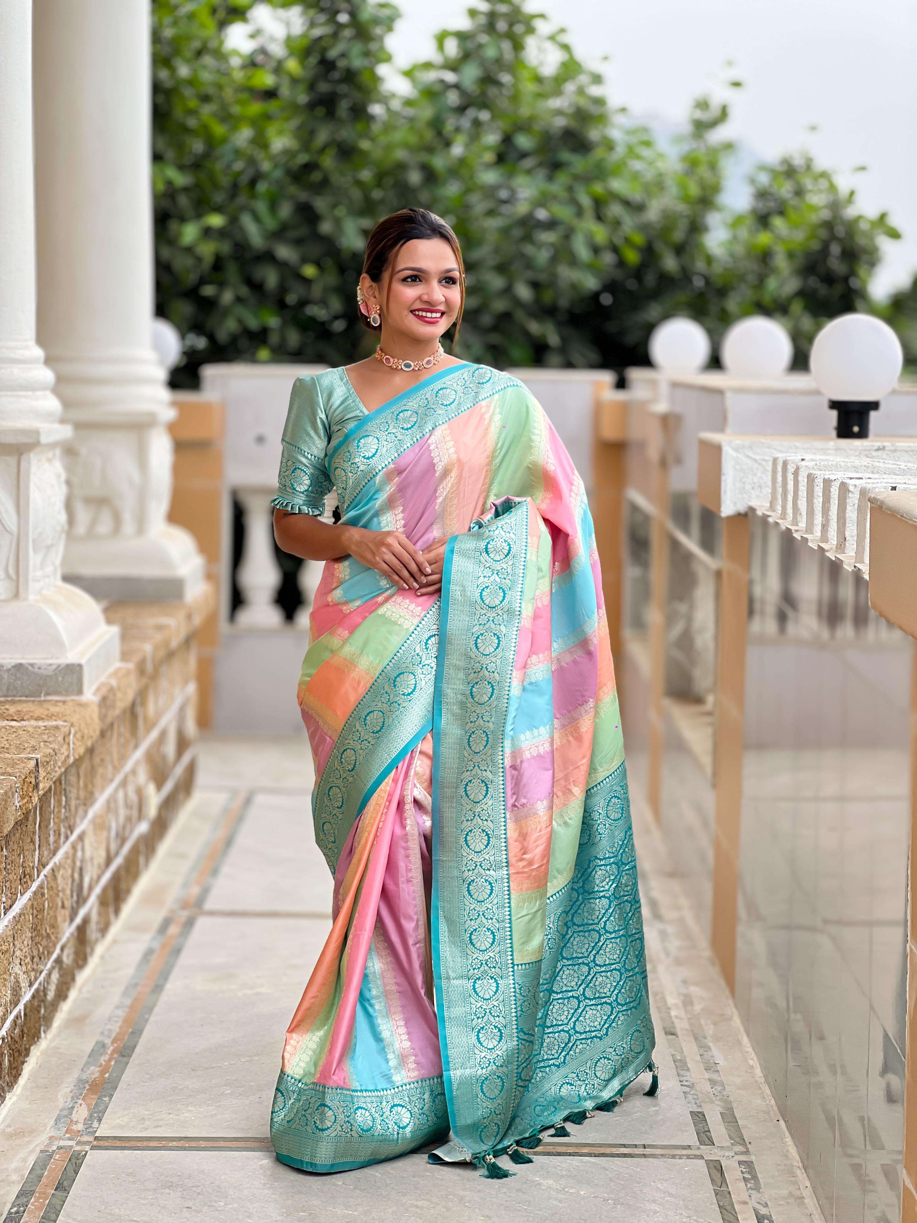 Muti Colour just like this name saree has lots of beautiful ...