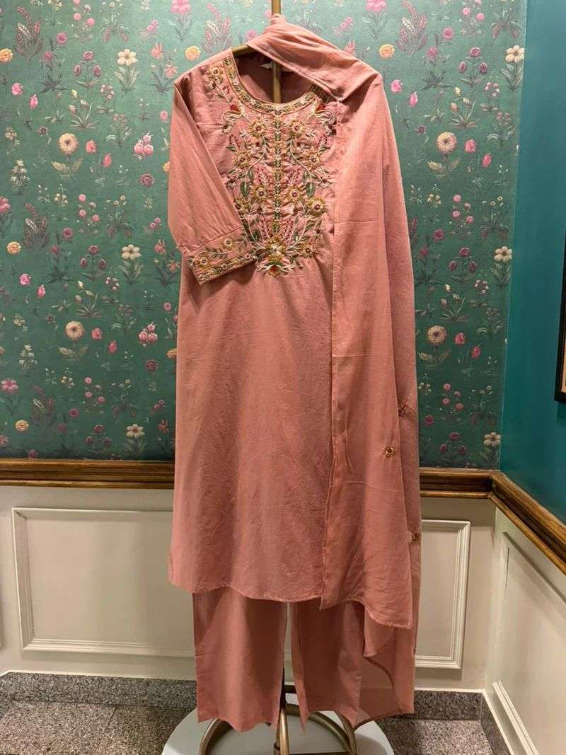 NAISHA 230 READYMADE COTTON 60 60 DESIGNER 3 PIECE SUIT DEAL...