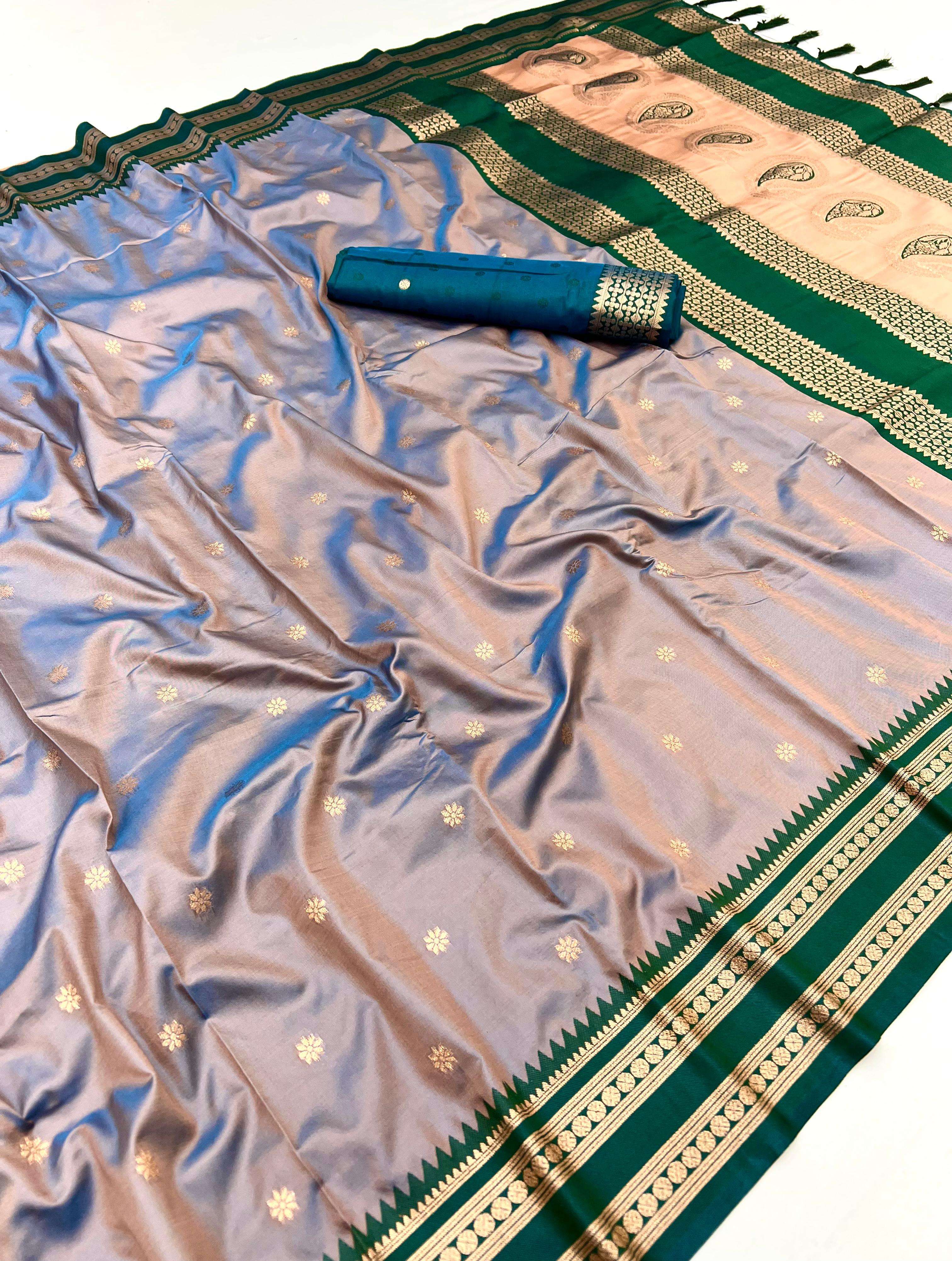 Narayan Peth Soft and super fancy silk fabric classic and Pr...