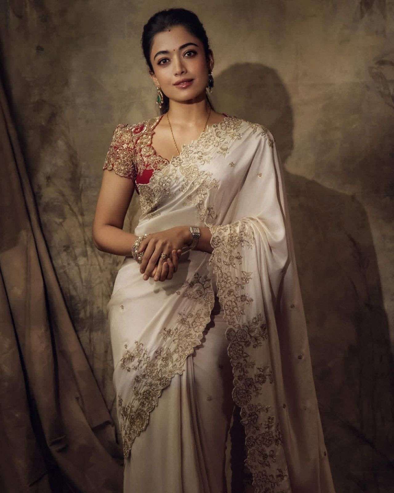  New Arrival inspired by Rashmika Mandanna look Elegant off ...
