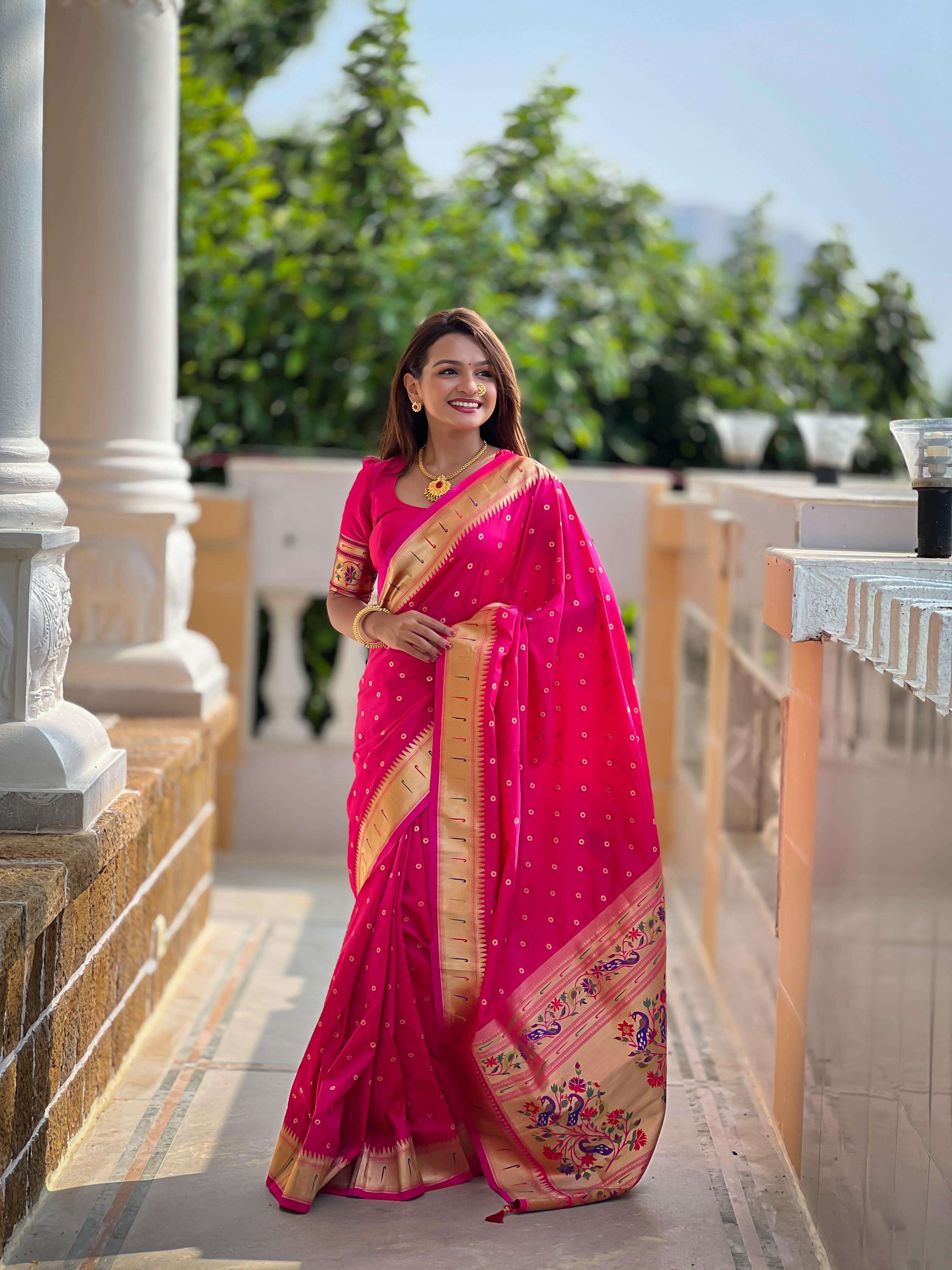  New Collection Bindi Paithani Soft and pure Pethani facny s...
