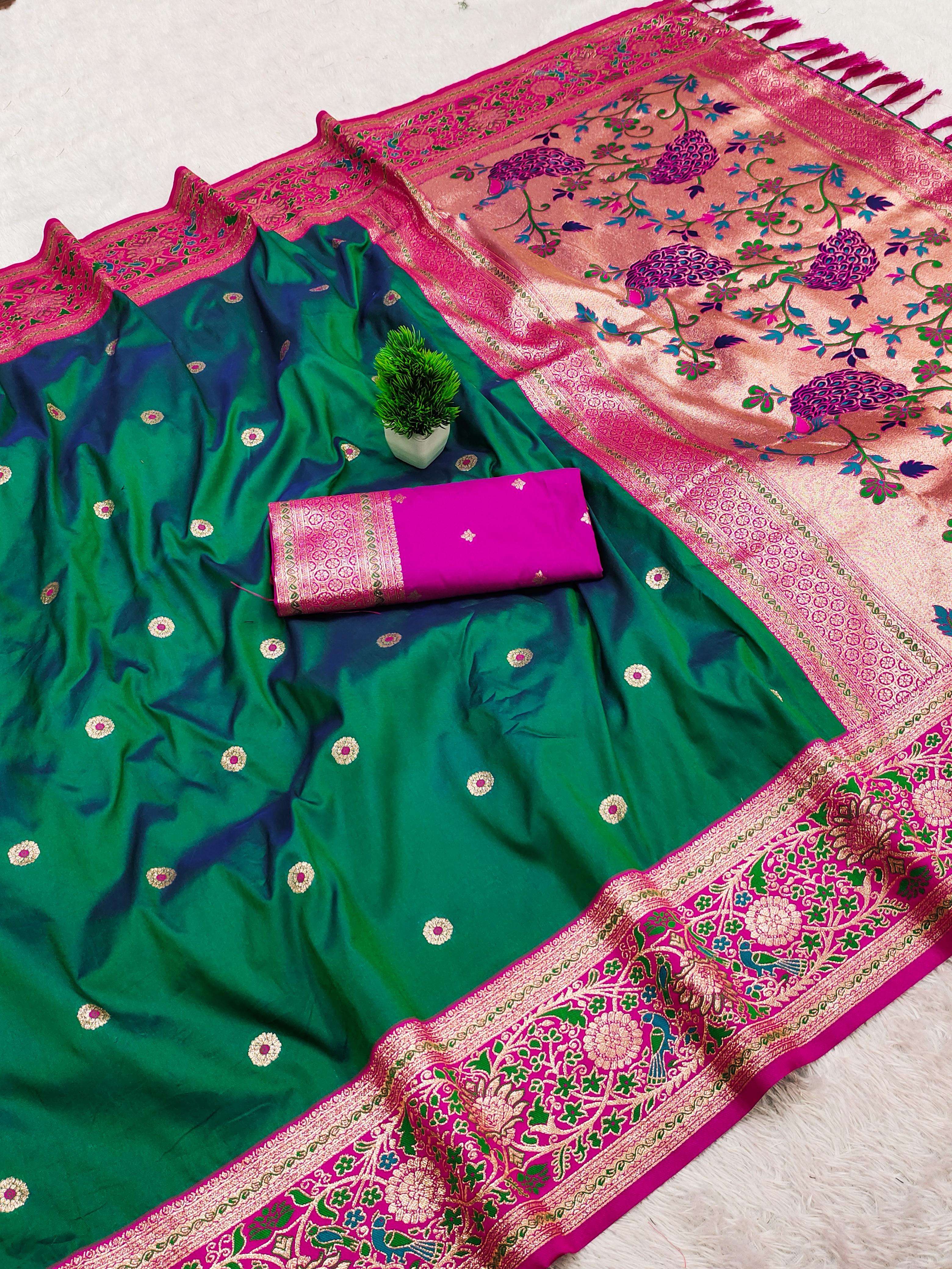  New Launch Saheli Paithani Vol 1 good and nice Quality Soft...