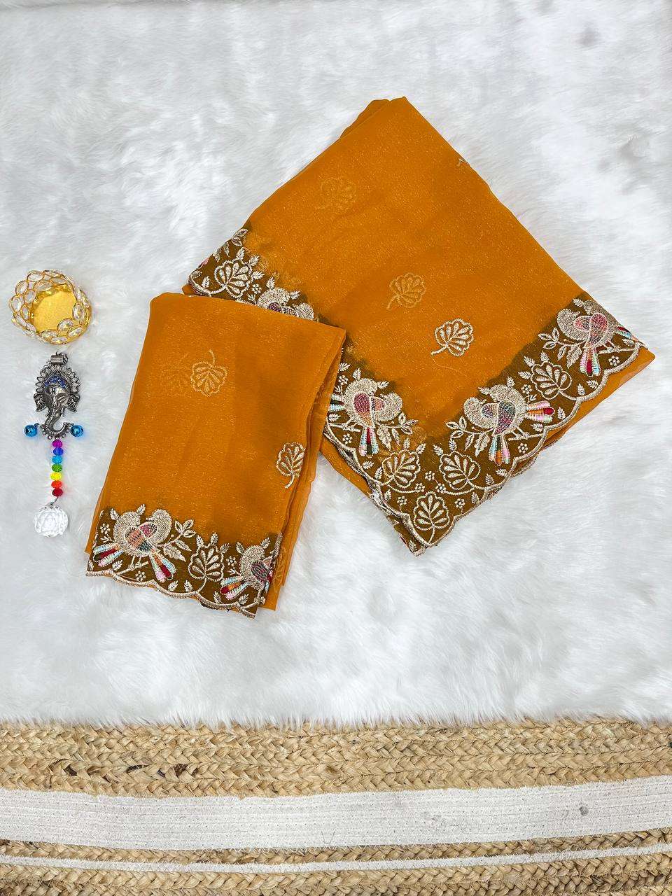 New Update Lovebirds classic and fancy Shimmer Fabric saree ...