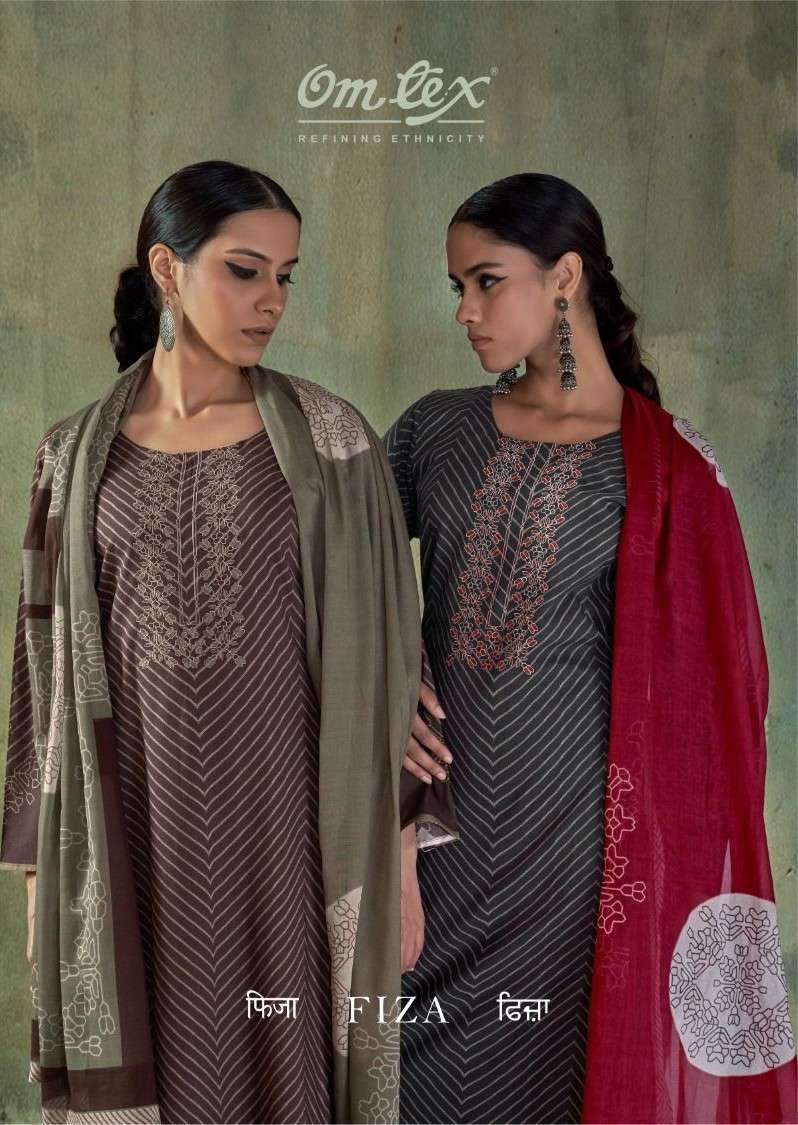 OMTEX FIZA BRAND NEW CLOTHING PREMIUM LAWN COTTON SUIT LADIE...