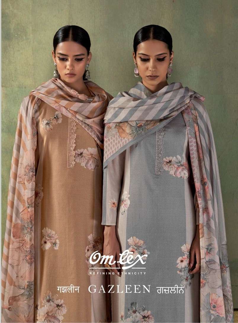 OMTEX GAZLEEN LAWN COTTON DIGITAL PRINT SALWAR SUIT FOR WOME...