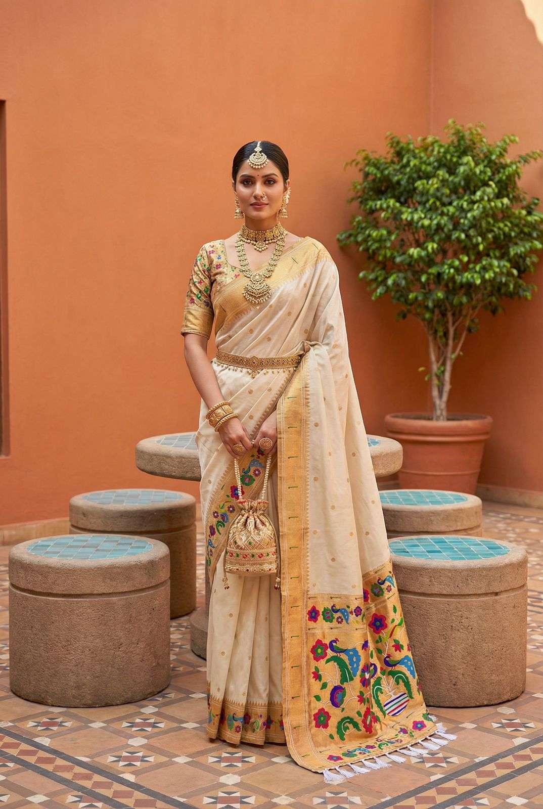 Pavitra Vol 2 Soft Pethani silk fancy and classic meenakari ...