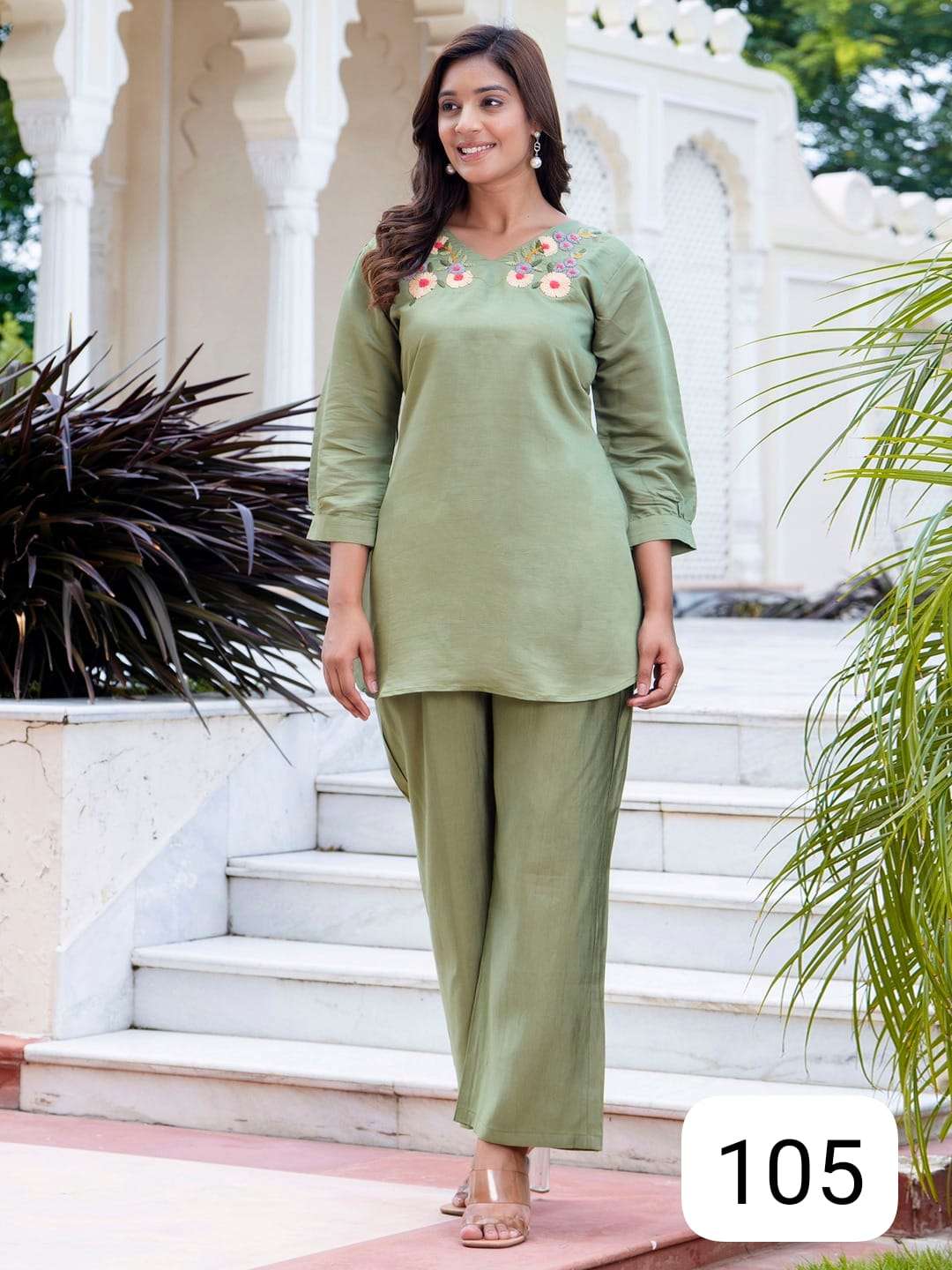 PC NAAZ SUMMER CASUAL LOOK OFFICE AND HOME COTTON CORD SET W...