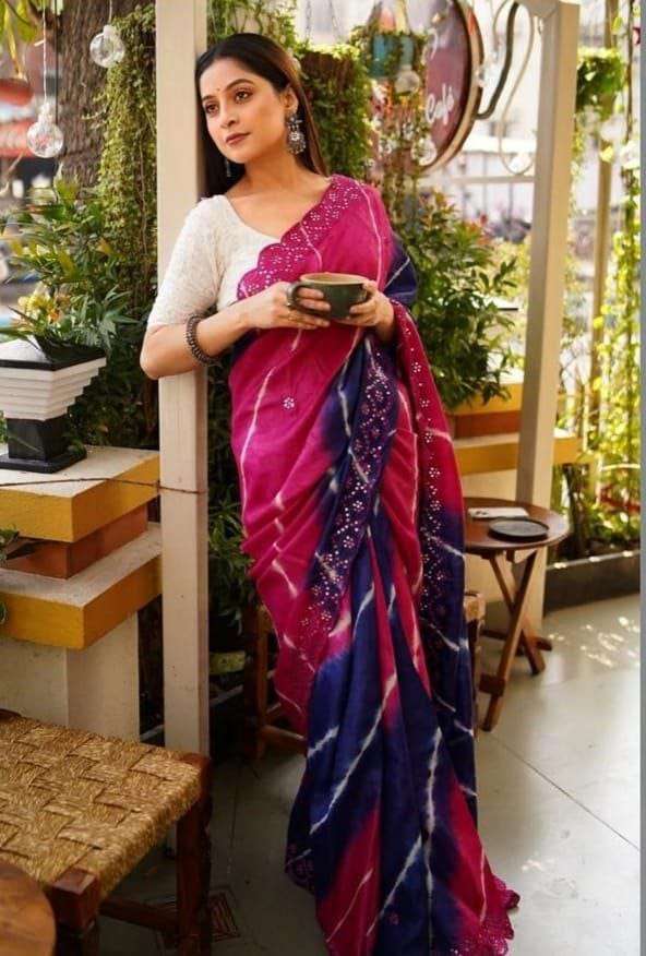 PLAIN AND SOFT LINEN FANCY AND ATTRACTIVE FABRIC SAREE WHOLE...