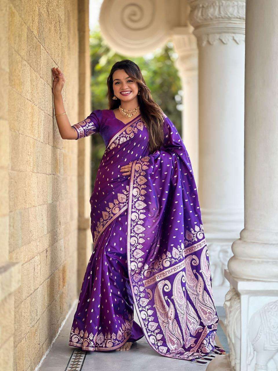 Premium Collection soft and beautiful Banarasi silk fancy fa...