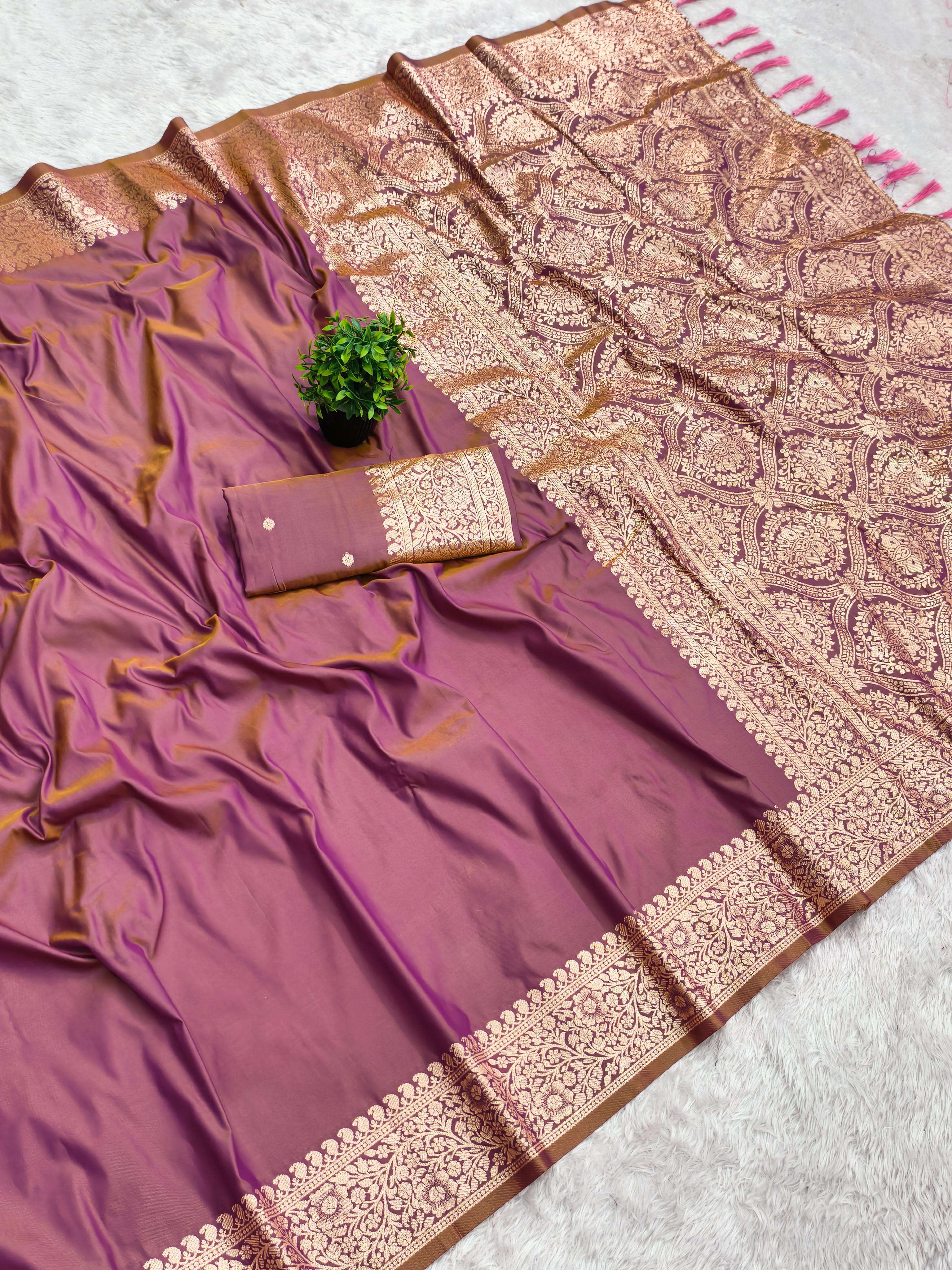Premium Gala Silk reception and classic fabric saree reselle...