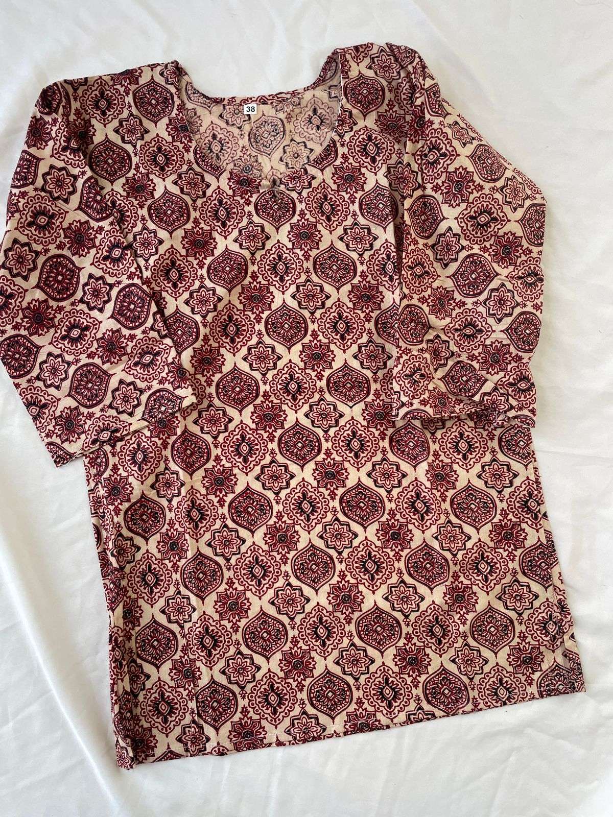  presenting now new and classic Ajrakh Cotton fancy fabric ...