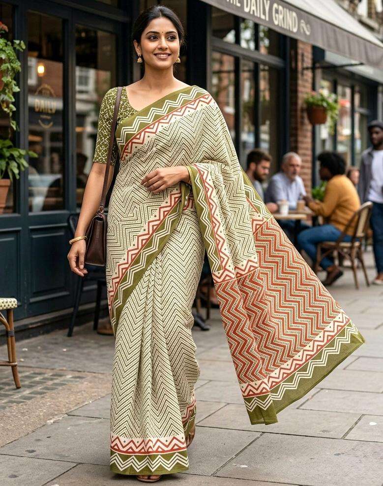 Presents Soft and classic comfortable Mal Chanderi Cotton fa...
