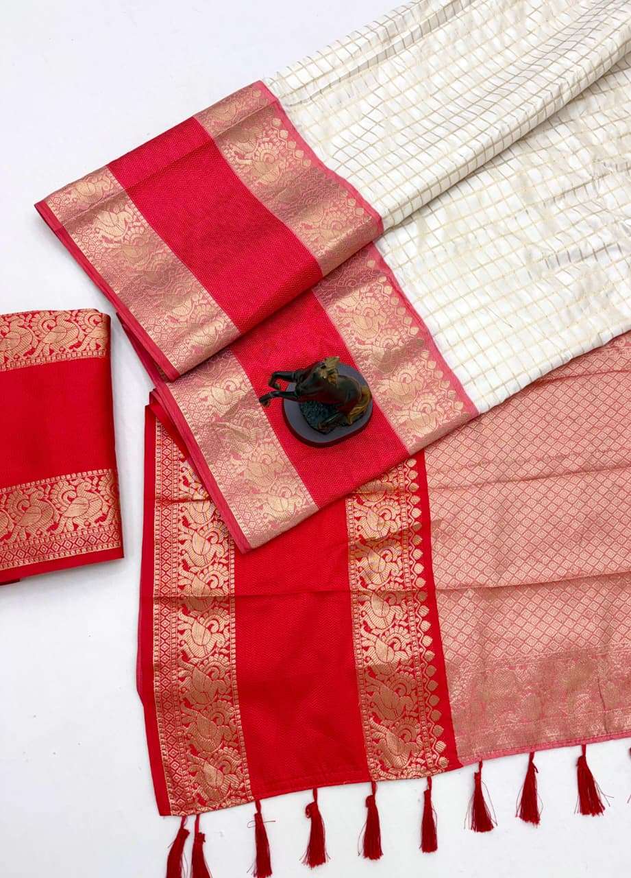 Pure and Soft banarasi Khadi Silk fancy fabric Uniform Speci...