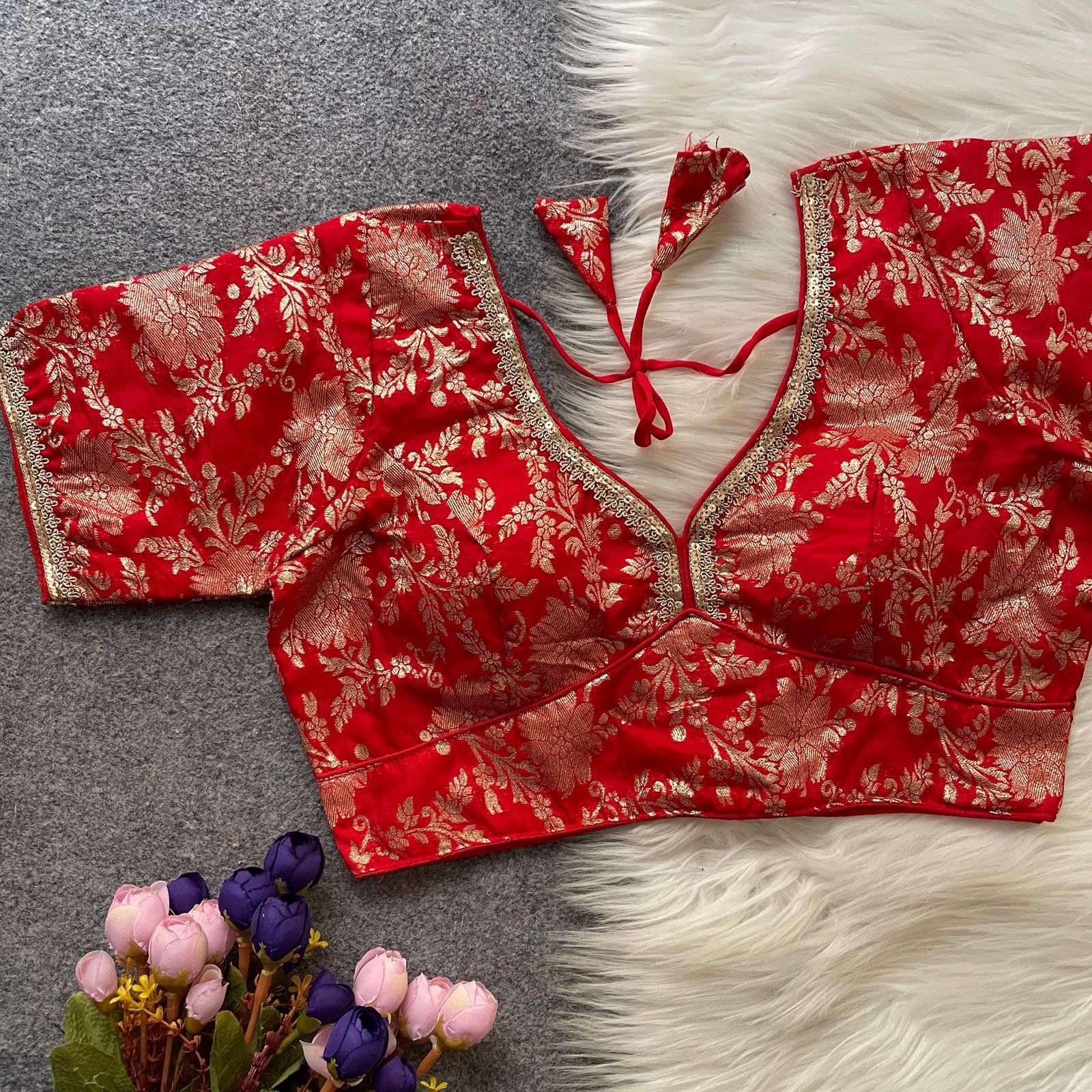 PURE AND SOFT DOLLA SILK FANCY AND SOPHISTICATED BLOUSE RESE...