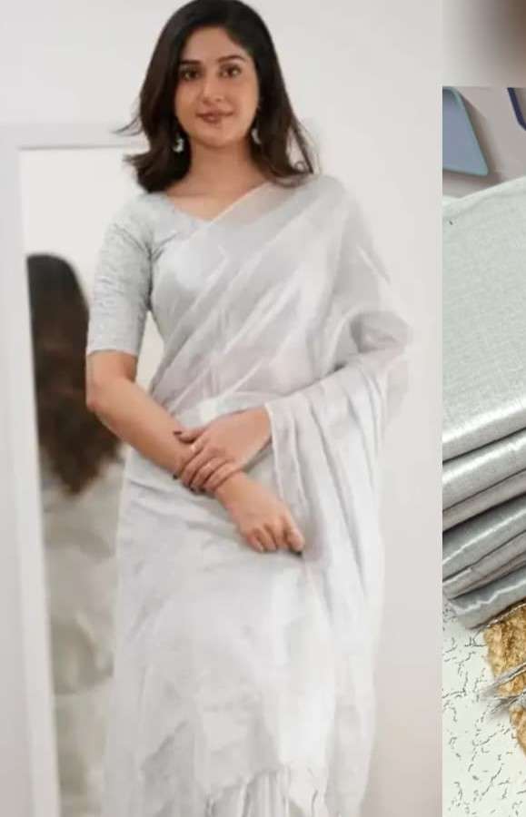  PURE AND SOFT  FABRIC PARTY WEAR FOR EVERY SEASON SAREE WHO...