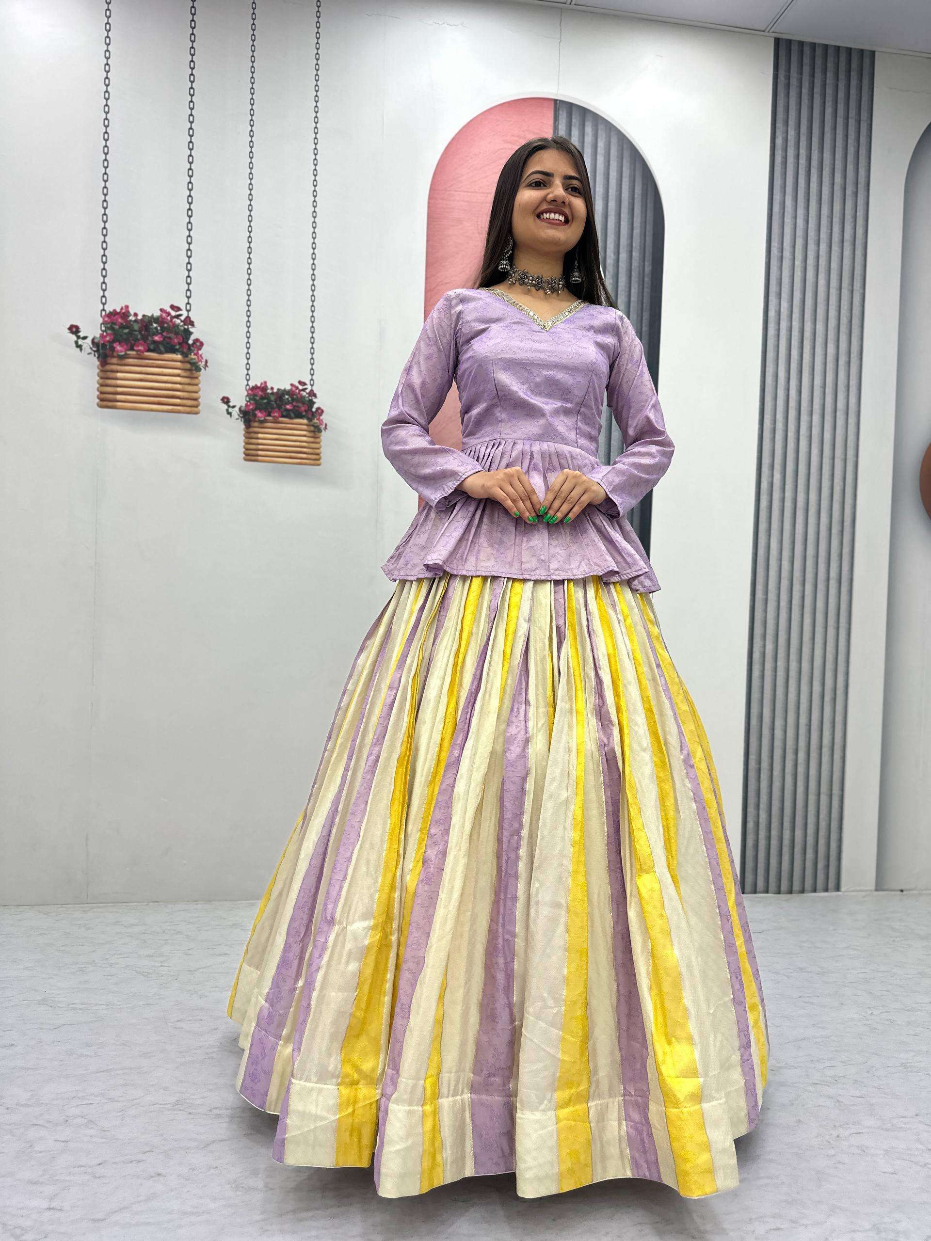 purple beautiful colour jecard silk fancy and classic fabric...