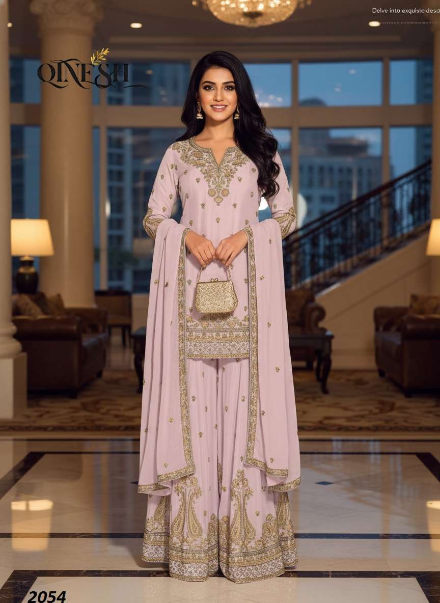 QTNESH 2053 TO 2058 TRADITIONAL RICH FUNCTION HEAVY WORK SHA...