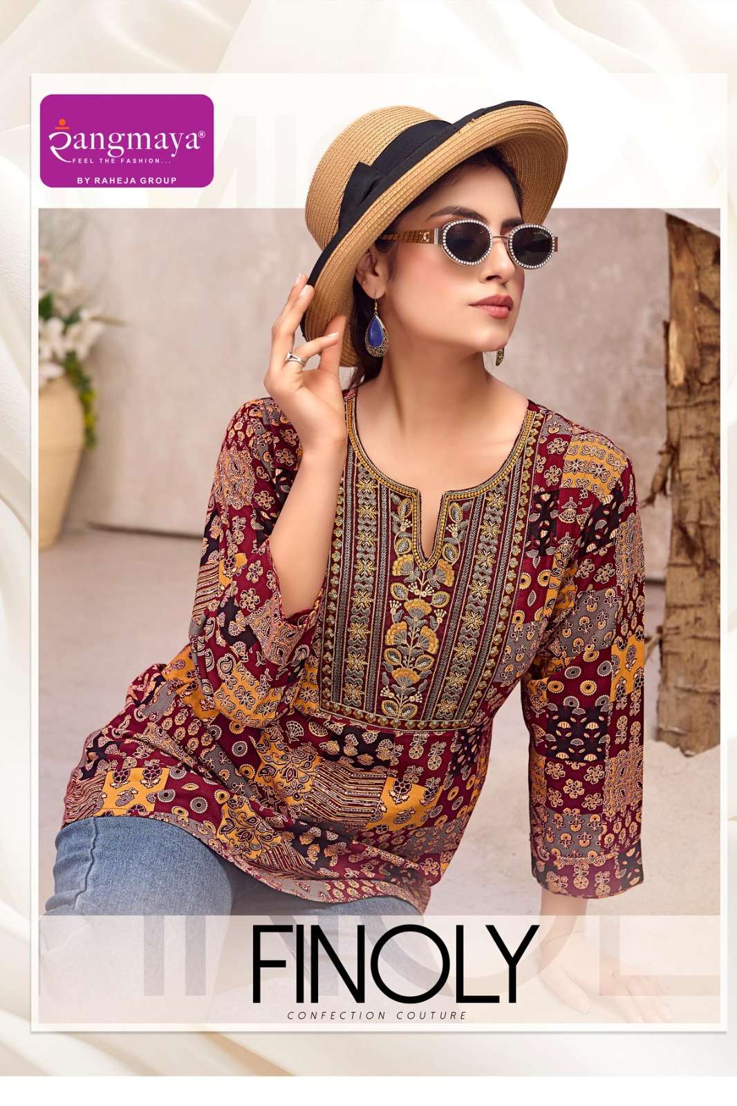 RANGMAYA FINOLY WESTERN STYLE TUNIC TOP FOR GIRL DAILY WEAR ...