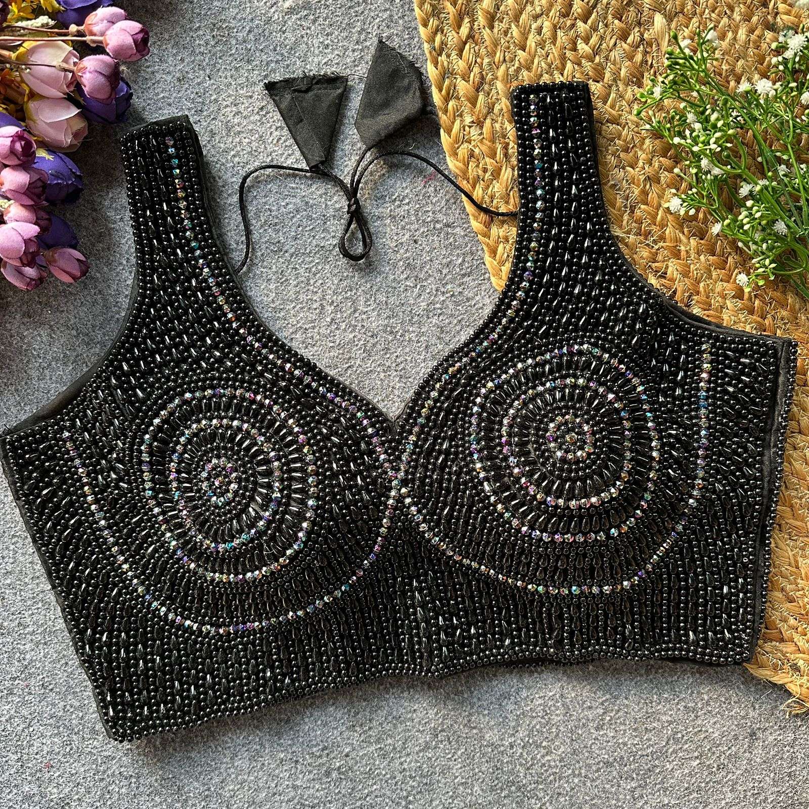Ready To Wear Party wear preal moti blouse in 3 beautiful co...