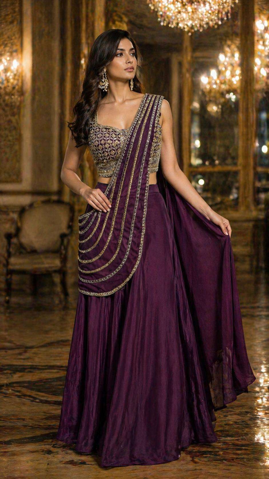   READY TO WEAR SAREES FANCY AND BEAUTIFUL FABRIC MADE PARTY...