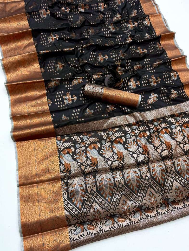 ROYAL ARRIVAL SAMUTHRIKA PATTU SILK  PREMIUM RAE MANGO SILK ...