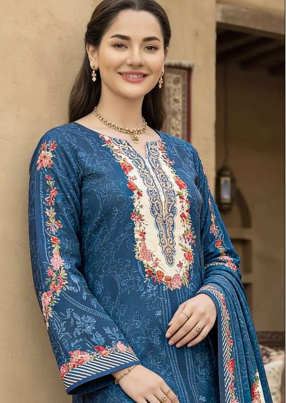 SHREE FABS KT 357 UNSTITCH MUSLIN DIGITAL PRINT SALWAR SUIT ...