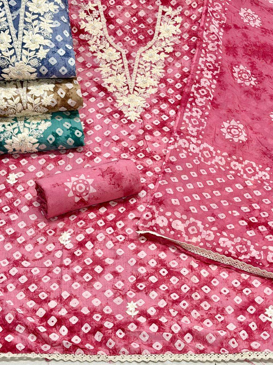 SIARA COTTON BATIK WITH BEATS WORK SALWAR SUIT RESELLER TEXT...