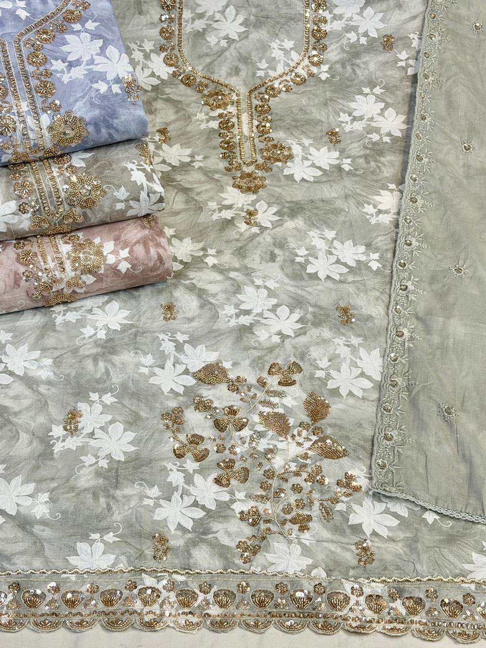 SIARA COTTON FABRIC SEQUENCE DESIGN SALWAR SUIT RESELLER RAT...