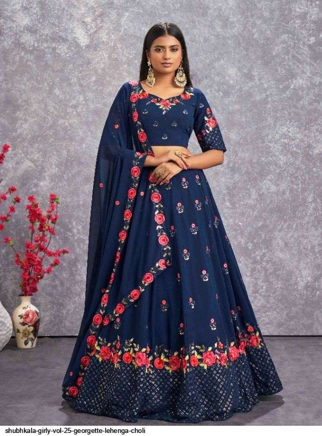   MIX FESTIVAL WEAR LEHENGA BEAUTIFUL AND CLASSIC FANCY FABR...