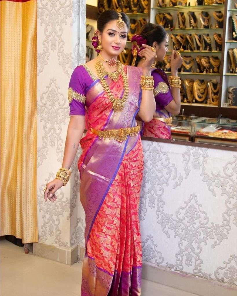 SOFT AND BEAUTIFUL LICHI FANCY AND SHINY SOUTH INDIAN STYLE ...