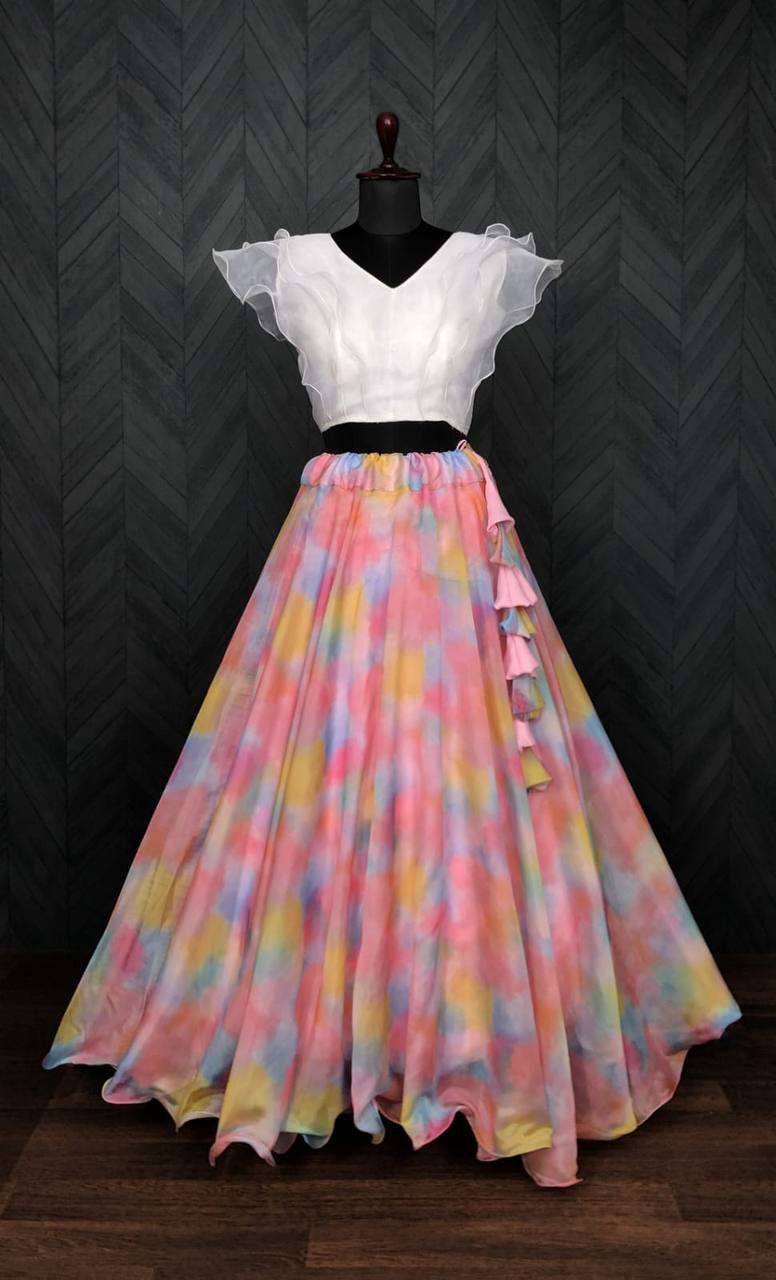 Soft and designer pure Organza fancy fabric With Rich Digita...